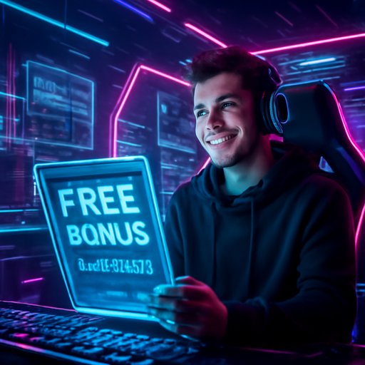 BD77 free bonus banner on phone